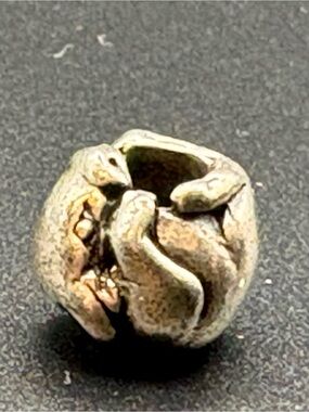 Sterling Silver Troll Charm - Silver 925